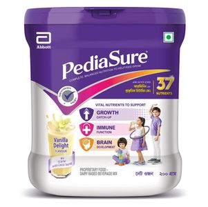PediaSure Vanilla Flavor Health and Nutrition Drink Powder for Kids Growth 200g